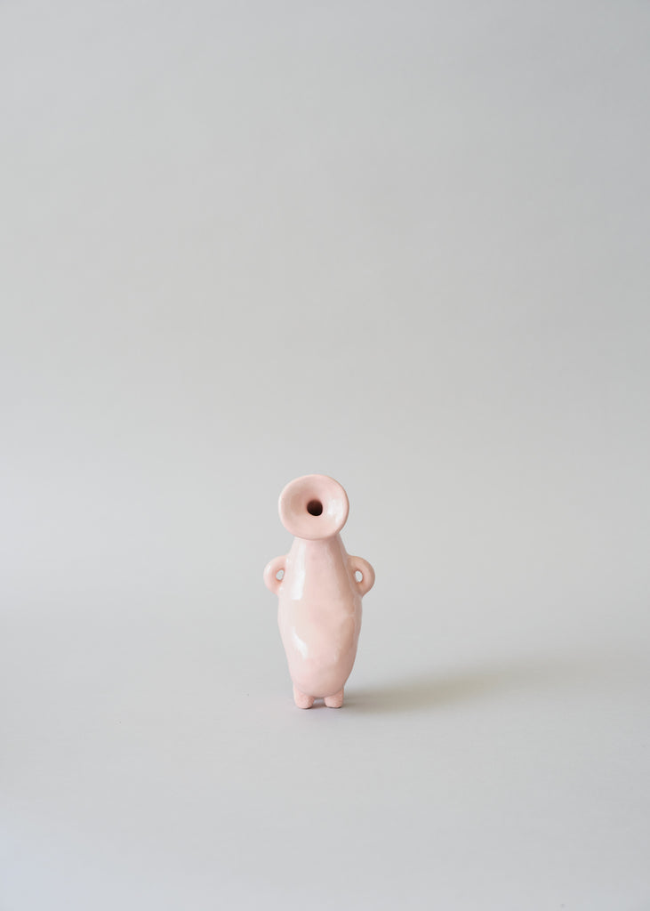 Fanny Ollas Mini Vase Ceramics Handmade Sculpture Pink Art