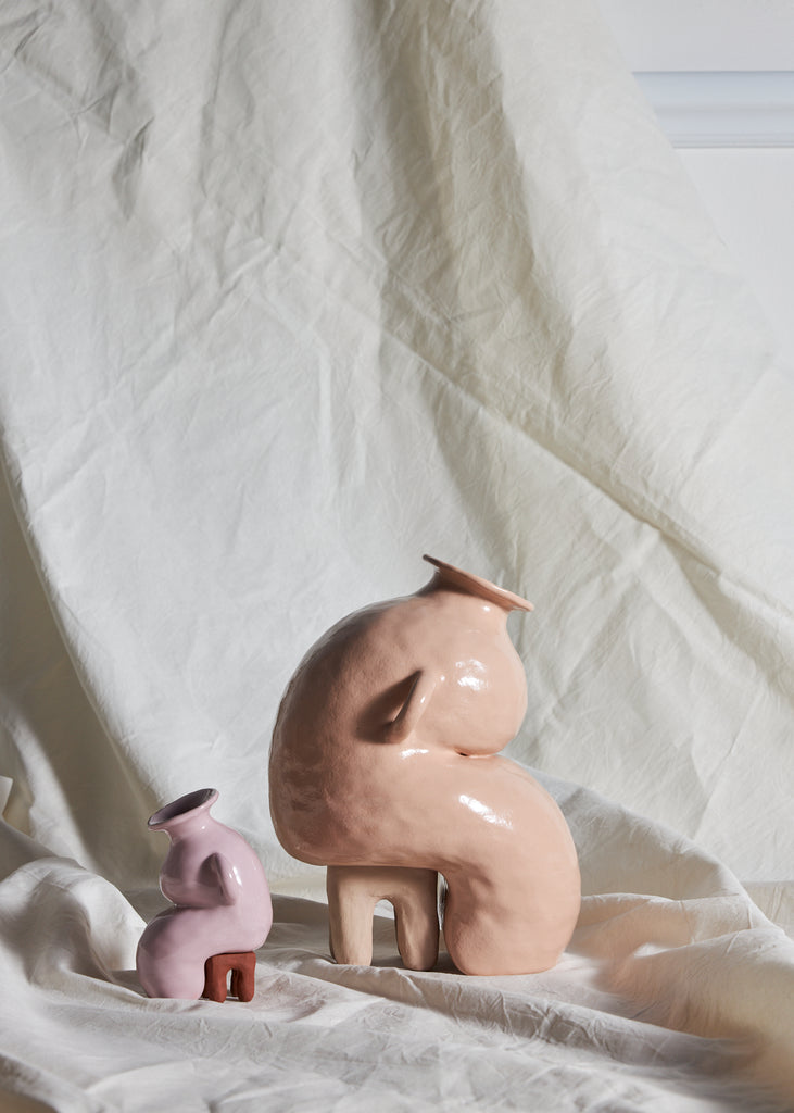 Fanny Ollas rest Sculpture Vase Handmade Artwork 