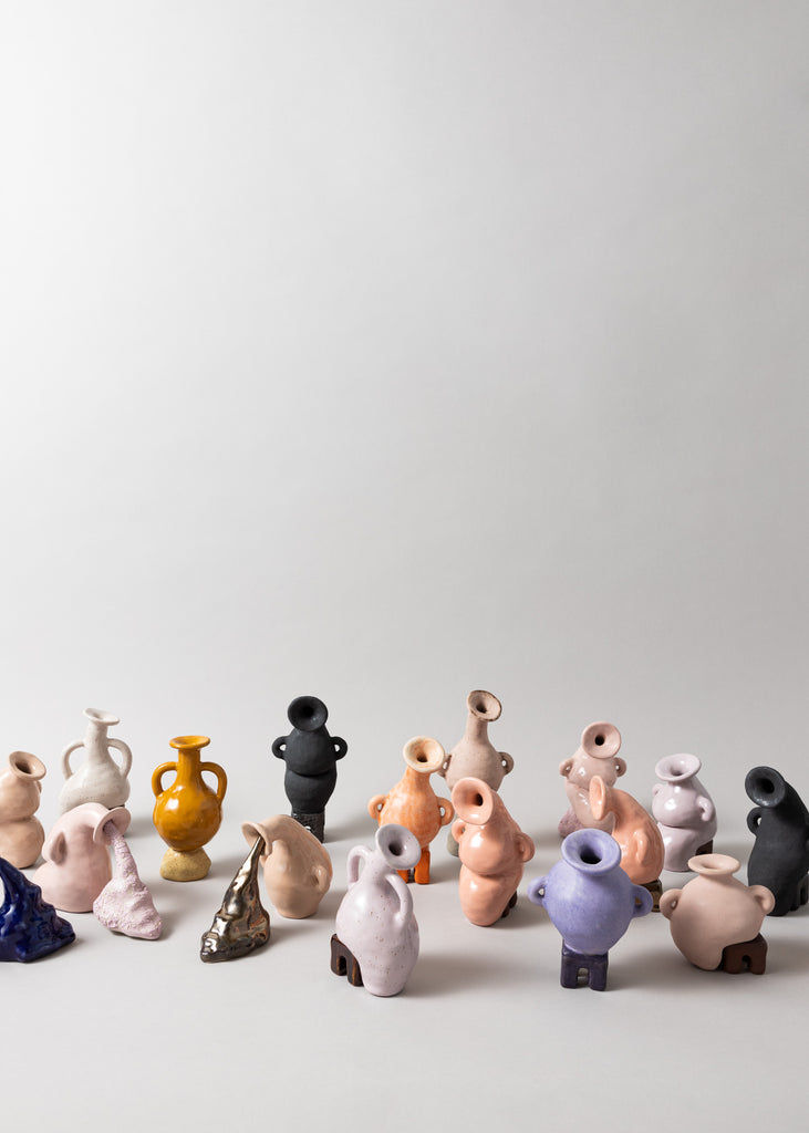 Fanny Ollas Unique Sculptural Vases