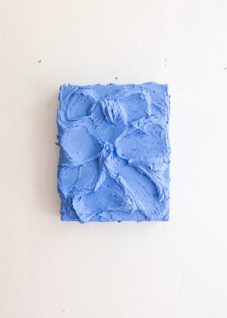 Florencia Rojas Handmade Wall Art Sculpture Unique Sticky Sky Blue