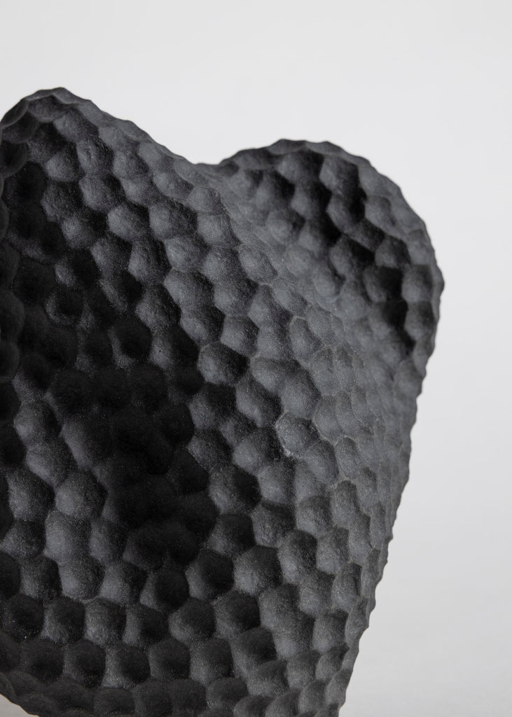Hanna Henio Soft Rock Black Sculpture Artwork Handmade Art Unique Contemporary 