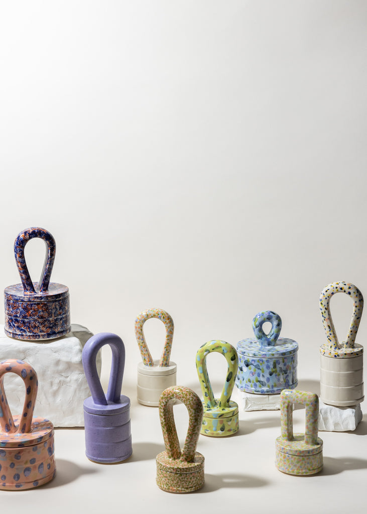 Hanna Whitehead Dialog Sculpture Unique Artworks Jars Ceramic 