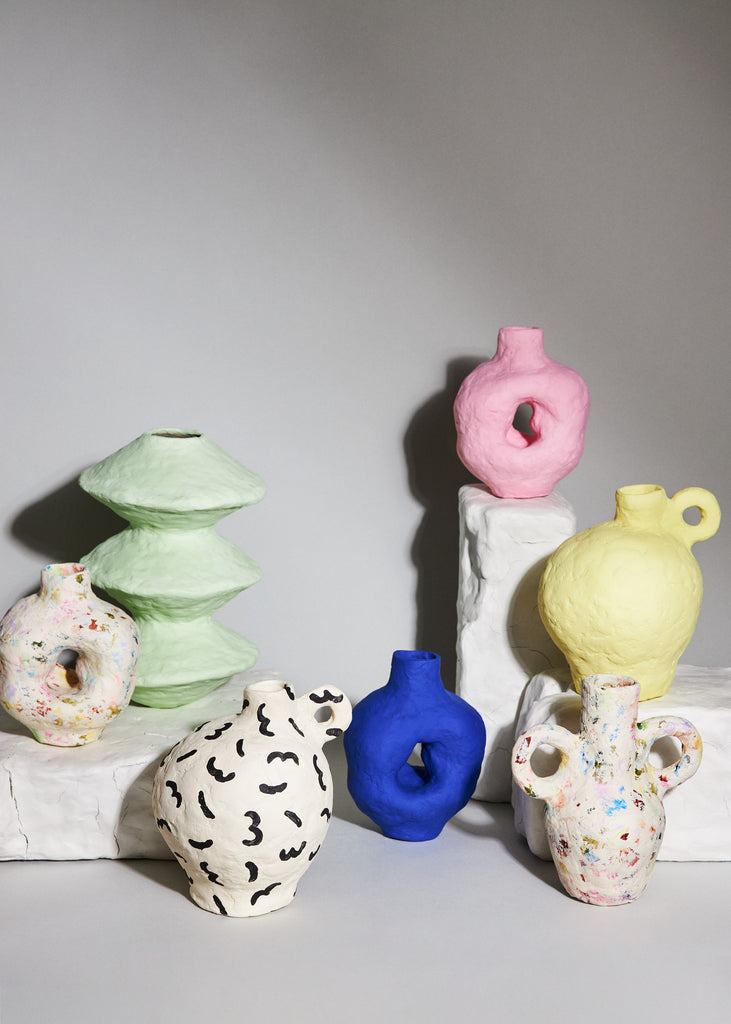 Jacqueline de la Fuente Rejuvenate Sculptures Vases Handmade Unique Sustainable 