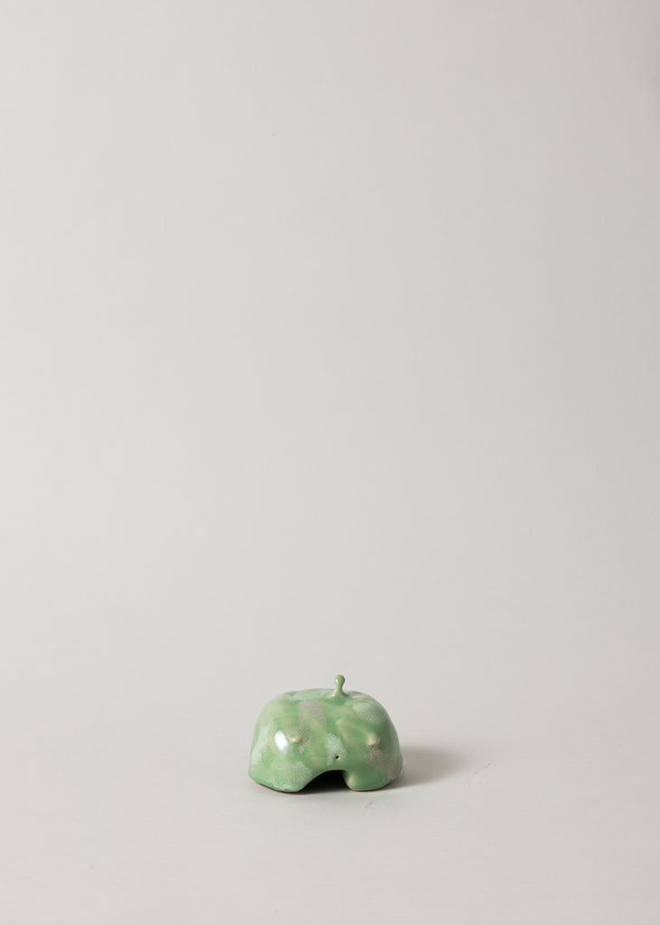 Jeanette Åkerberg Lady Sculpture Original One Of A Kind Statuette Figurative Sculptural Artwork Ceramic Green