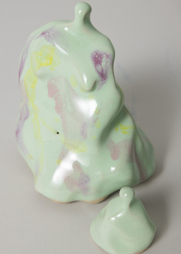 Jeanette Åkerberg Mother Sculpture Sculptural Artwork Handmade Stoneware Clay Art Art Piece Original Statuette Ceramic Affordable Art Collecting Pastel Colours