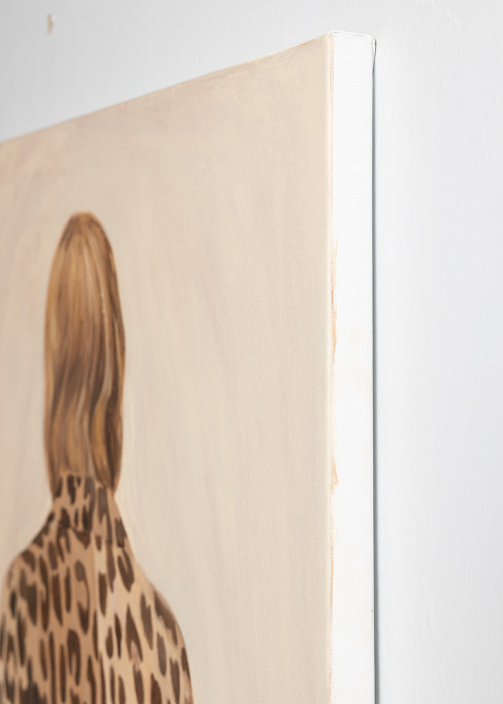 Jonna Valtner Portrait Handmade Artwork Oil Painting Unique Figurative Wall Art The Ode To