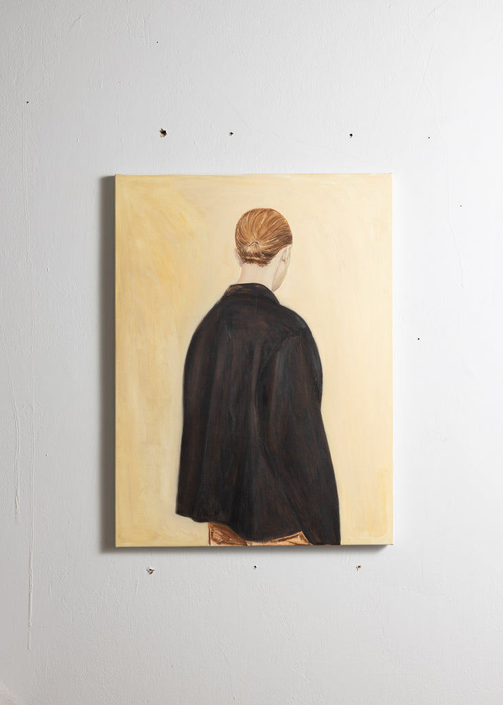 Jonna Valtner Portrait Handmade Artwork Oil Painting Original Unique Figurative Wall Art 