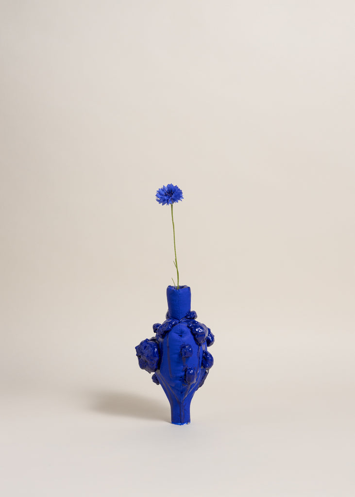 Julia Olanders Betweenness Vessel Handmade Artwork Vase Blue Sculpture