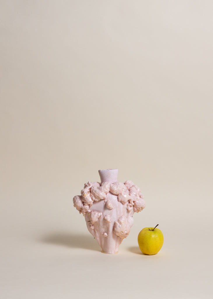 Julia Olanders Betweenness Vessel Handmade Artwork Vase Sculpture Art Unique Pink
