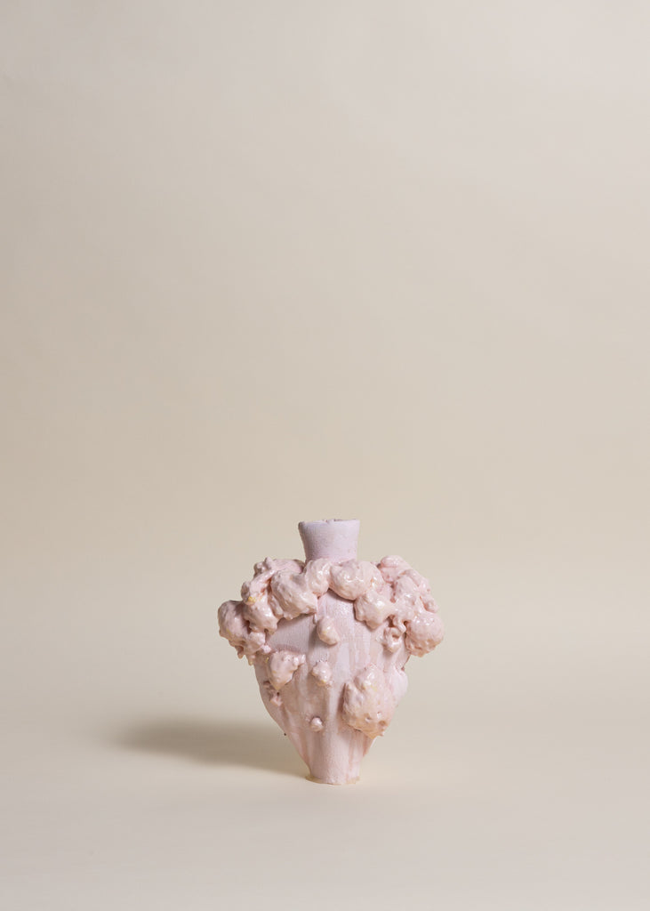 Julia Olanders Betweenness Vessel Handmade Artwork Vase Sculpture Art Unique Contemporary Pink