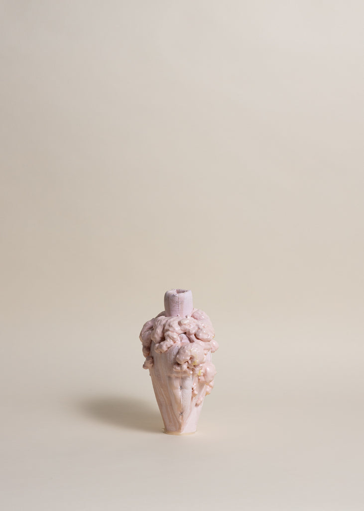 Julia Olanders Betweenness Vessel Handmade Artwork Vase Sculpture Art Unique Pink