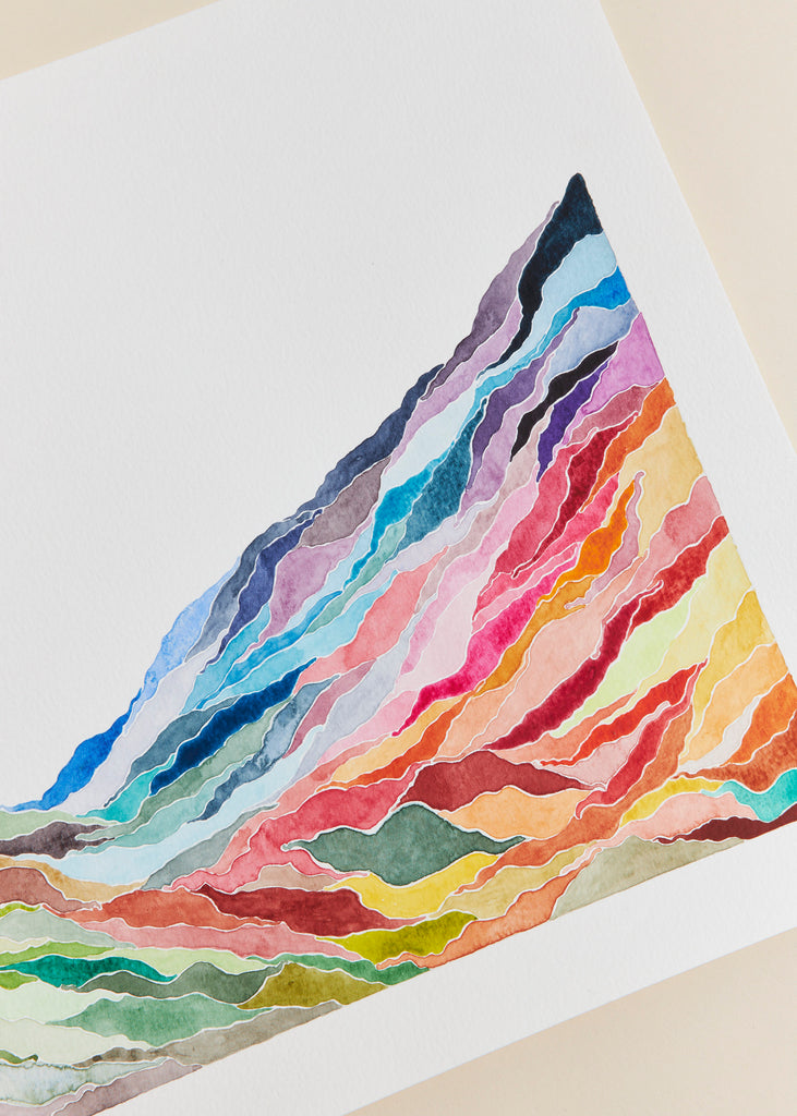 Julie Fitzpatrick Landscape Studies Painting Handmade Unique Art Watercolour