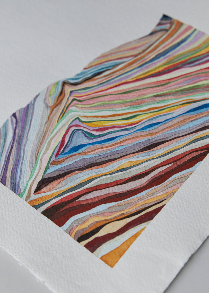 Julie Fitzpatrick Landscape Studies Artwork Handmade Original Painting Unique Artwork The Ode To Watercolour original 