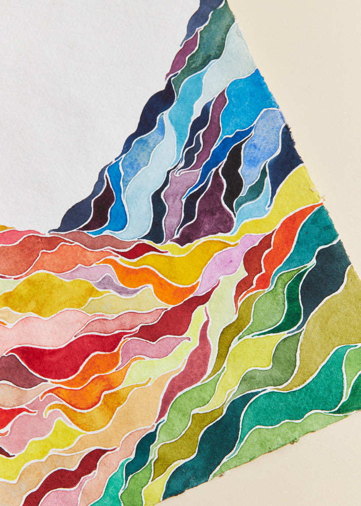 Julie Fitzpatrick Landscape Studies Painting Handmade Unique Art Watercolours