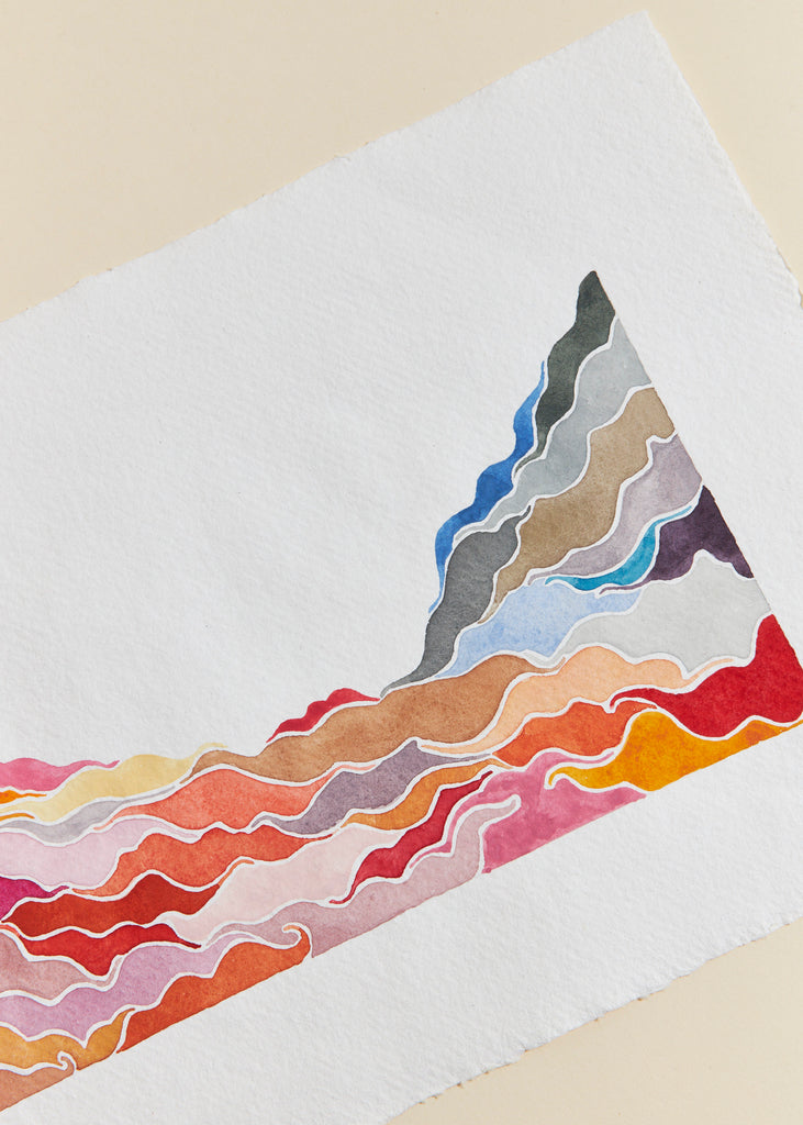 Julie Fitzpatrick Landscape Studies Painting Handmade Unique Art Paint 
