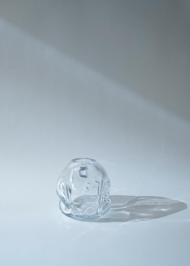 Kassandra Widmark Utas Glass Vase Alumini Bubble Back