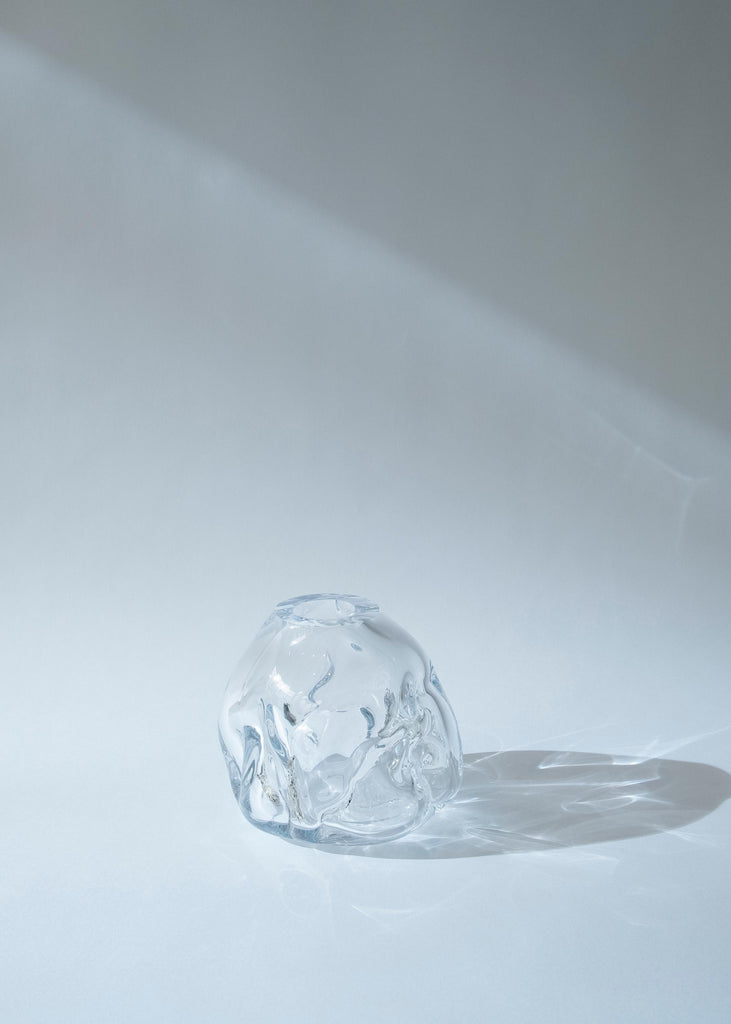 Kassandra Widmark Utas Glass Vase Alumini Bubble Side