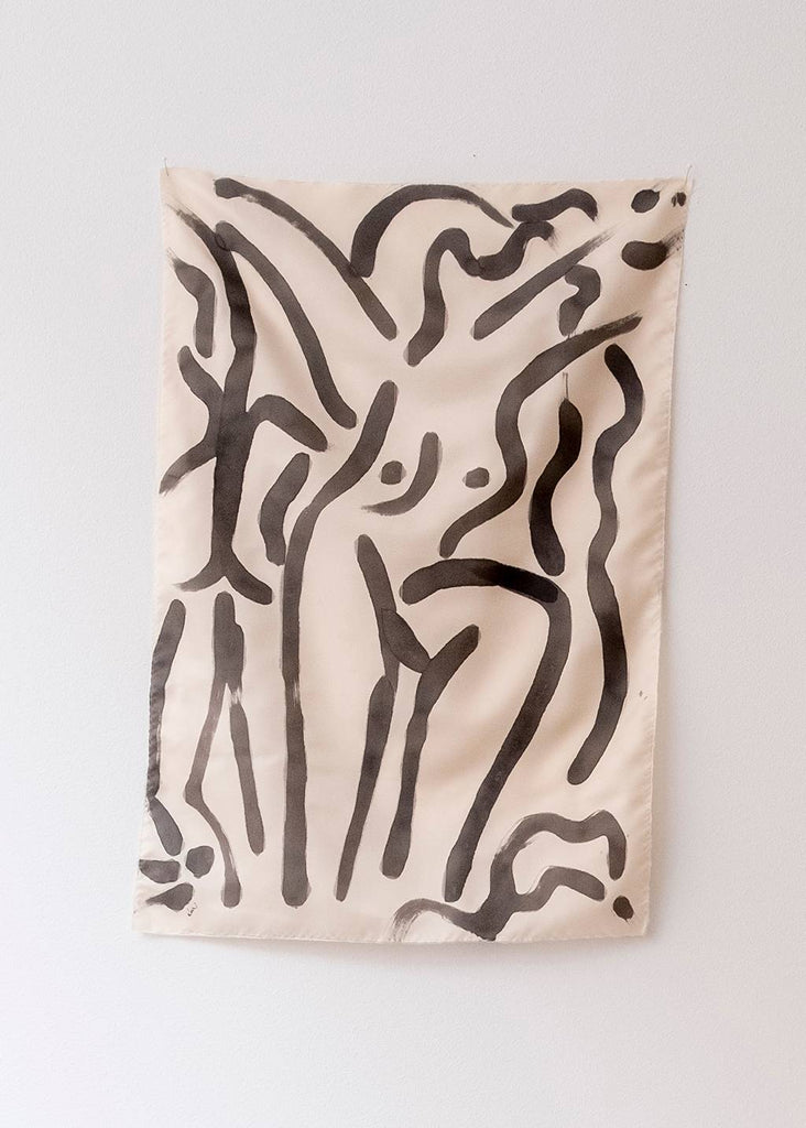 Kassandra Widmark Utas silk and ink painting body detail
