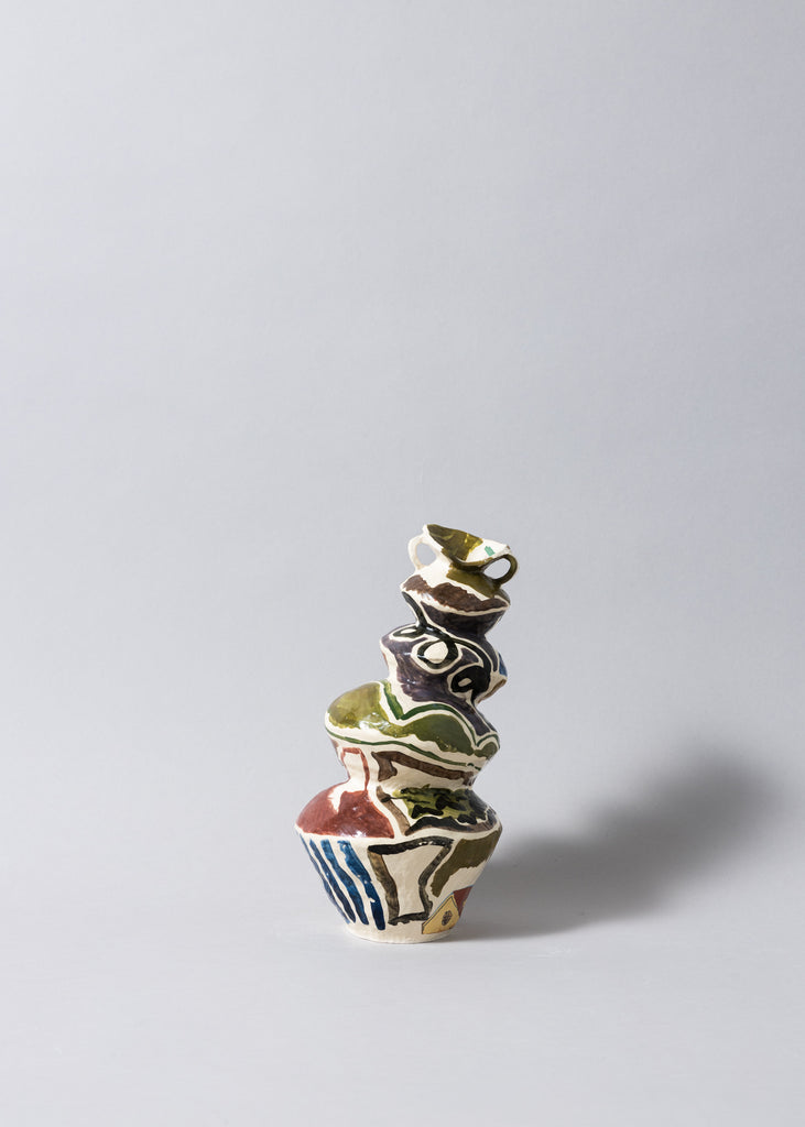 Katie Moore 6 Stage Props Handmade Artworks Sculpture Vase Unique Modern Art Hand Painted 