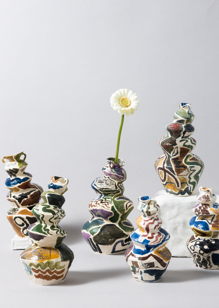 Katie Moore 6 Stage Props Vase Handmade Artworks Ceramics  Vases Modern Art