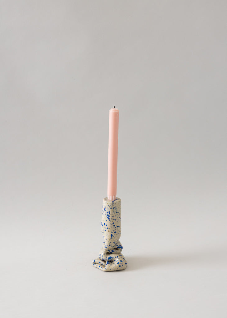 Kerafakt Punka Sculptural Candle Holder Ceramic Sculpture Handmade Artwork Original Art Glazed Minimalistic Style 