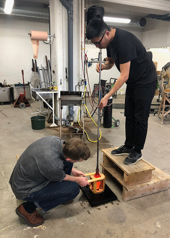 LACC Glass blowing process