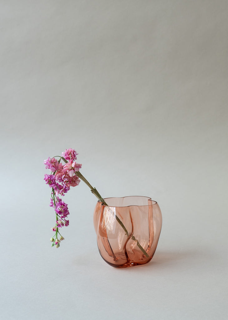 LACC mouth-blown glass vase