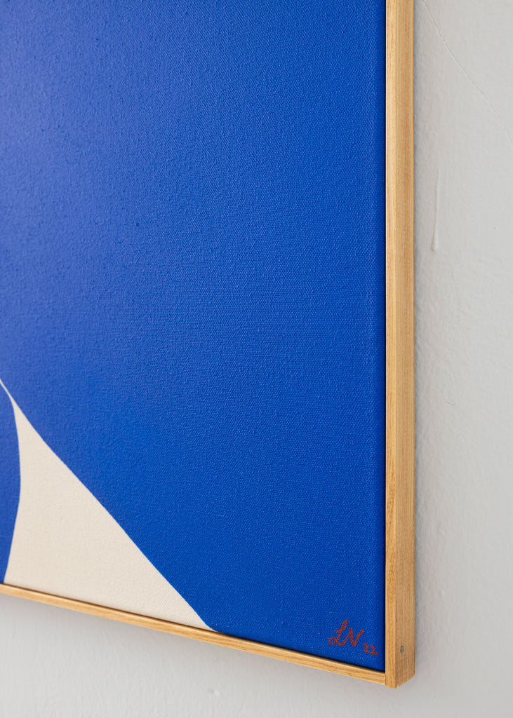 Lerke Nennemann The Blue One 1 Handmade Unique Wall Art