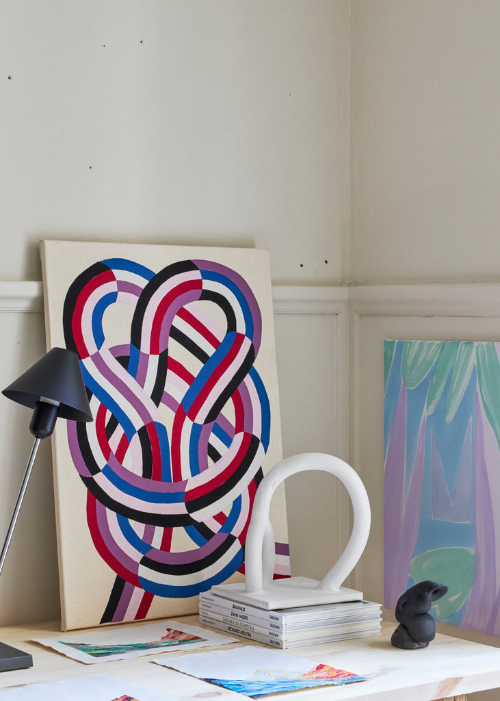 Linn Henrichson Poacher's Knot  Collage Textile Artwork Handmade Sculptures Fanny Ollas Sofia Tufvasson Design Artists 