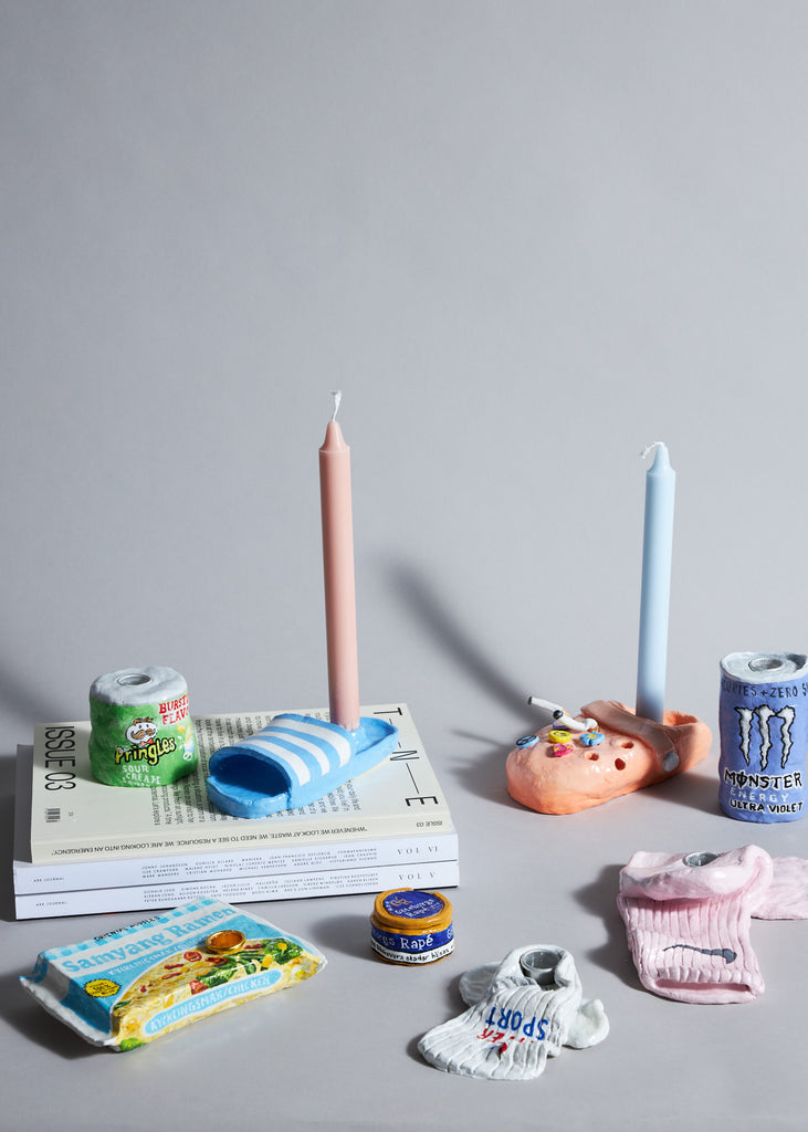   Lisa Vaccino Glitter Litter Sculptures