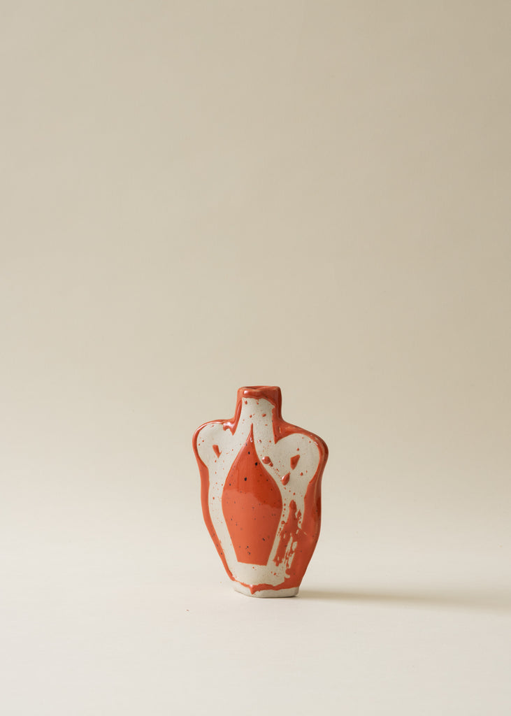 Lizzie Scarlett Towndrow Red Bud Vase Handmade Artwork Unique