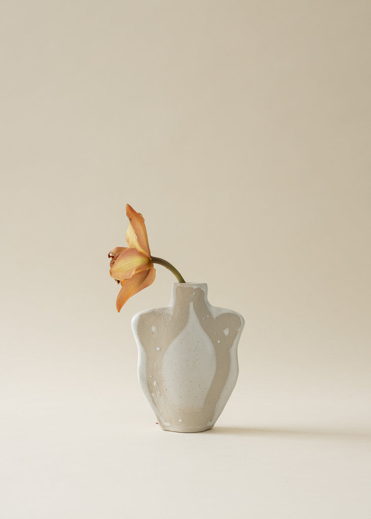 Lizzie Scarlett Towndrow White Bud Vase Handmade Artwork Unique