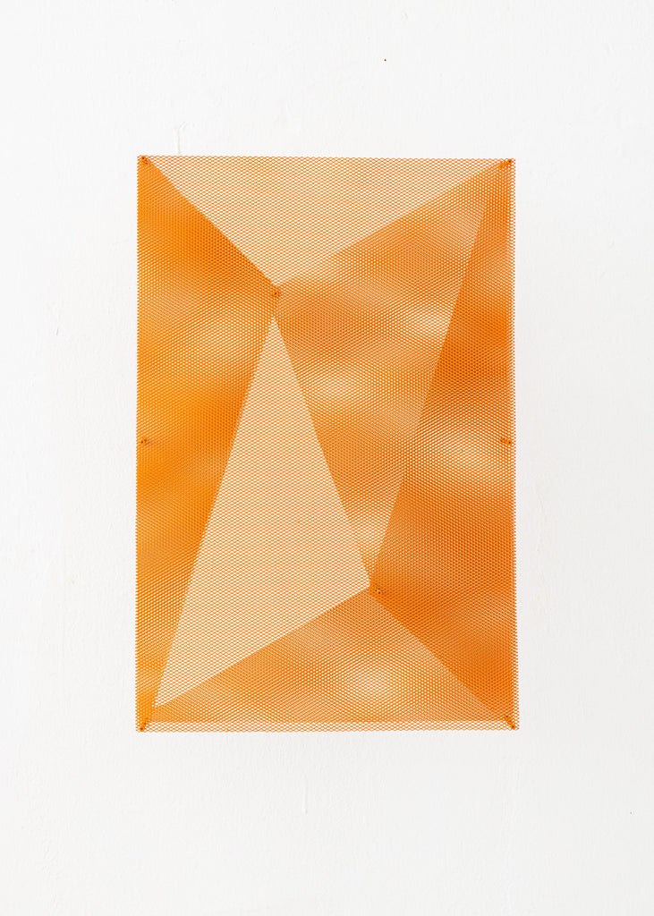 Magnus Nordstrand Stratis Anguli Orange Sculpture Handmade Wall Art Unique Art Piece Collectable Art Object Affordable Art Eclectic Maximalism Abstract