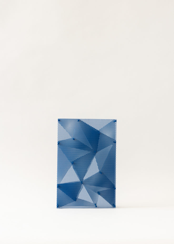 Magnus Nordstrand Stratis Triangulorum Blue Wall Sculpture Sculptural Wall Art One Of A Kind Artwork