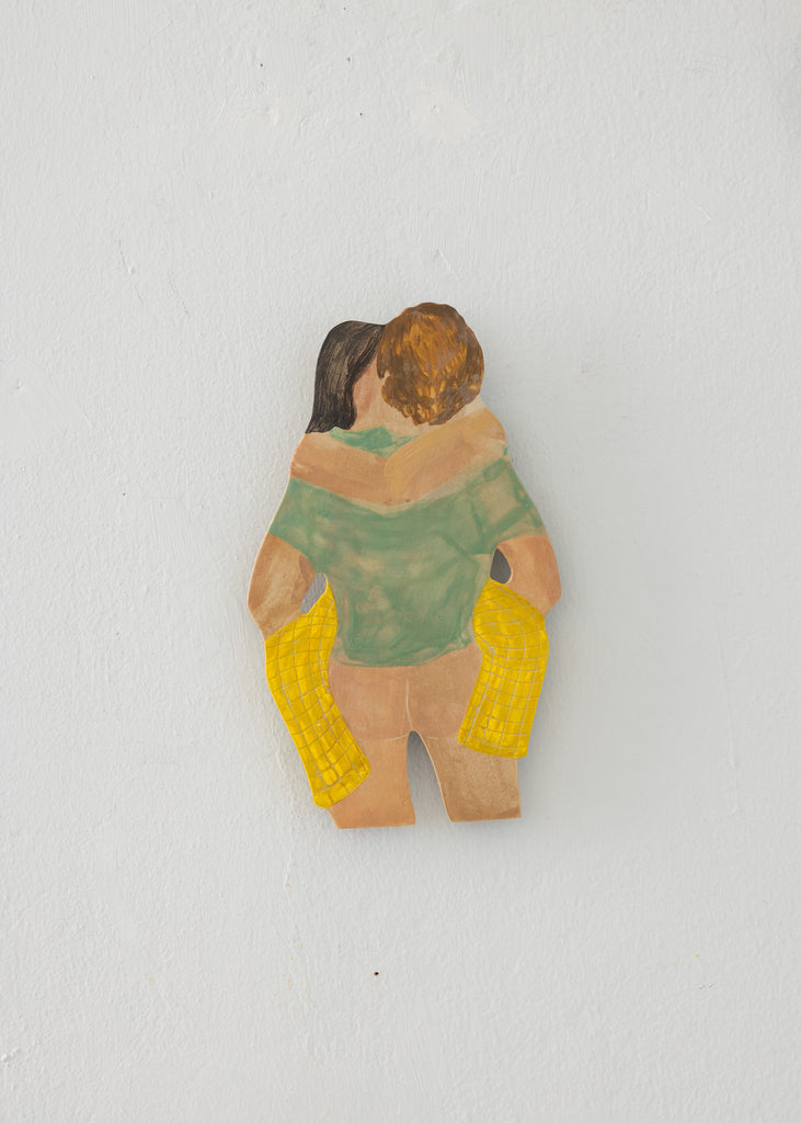 Malin Floryd Welin Sculpture Sculptural Wall Art Figurative Artwork Handmade Hand Painted Original Collectable Affordable Art