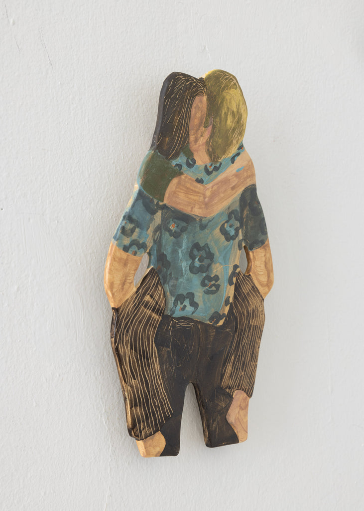 Malin Floryd Welin Wall Sculpture Unique Sculptural Artwork Figurative Wall Art Handmade Ceramic Contemporary