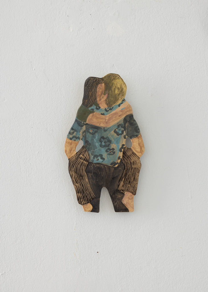 Malin Floryd Welin Wall Sculpture Unique Sculptural Artwork Figurative Wall Art Handmade Ceramic