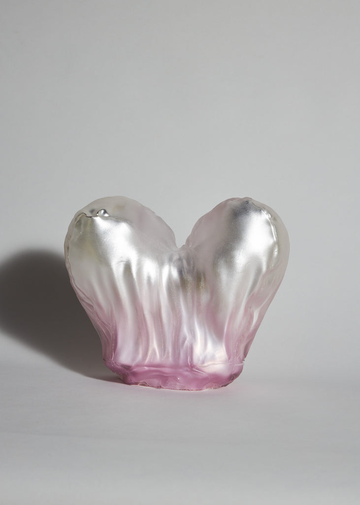 Malin Pierre Amore Glass Sculpture Artwork Heart Art Unique Handmade 