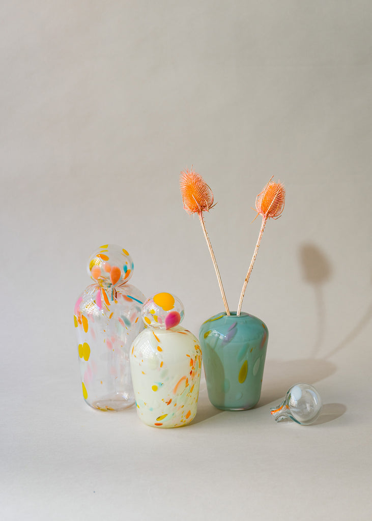 Malin Pierre handmade glass vases