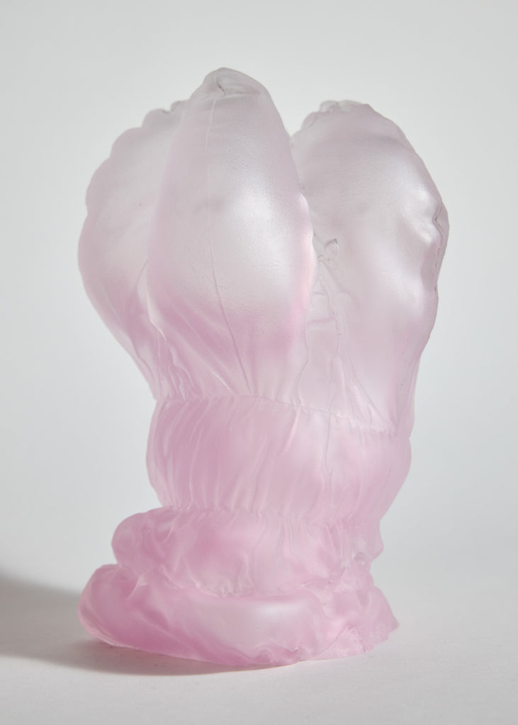Malin Pierre Pink Pal Glass Art Handmade