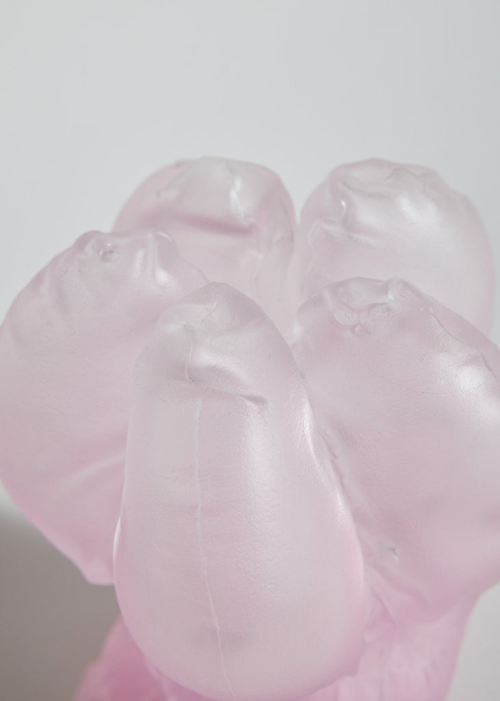 Malin Pierre Pink Pal Glass Sculpture Art Unique Artwork
