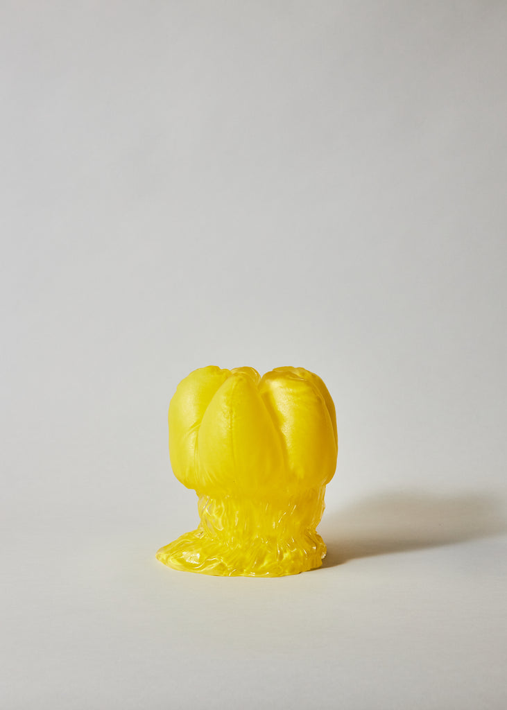 Malin Pierre Glass Sculpture Anemones yellow