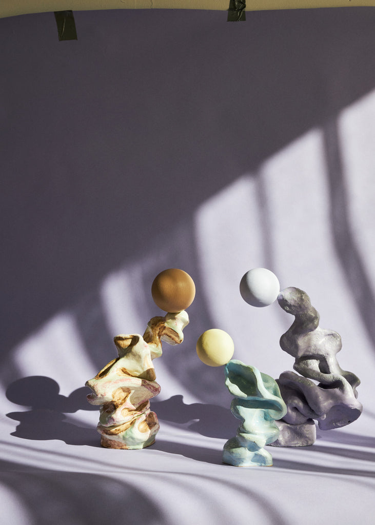 Malou Palmqvist Growth Artworks Sculptures Handmade Artist Stoneware