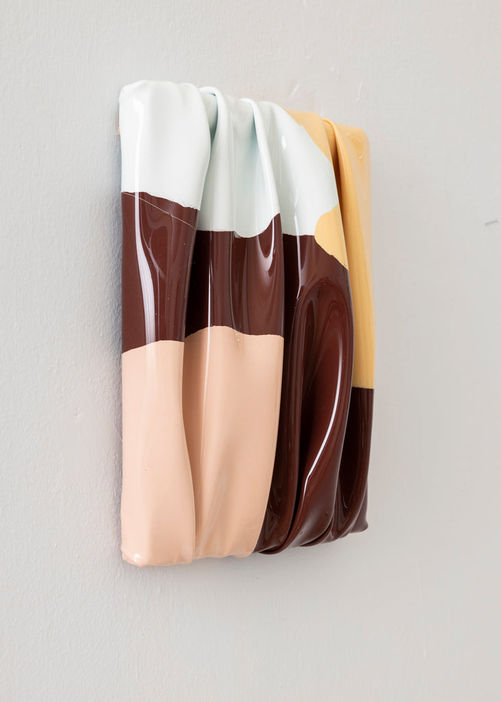 Manon Steyaert Flowing Silicone Wall Sculpture Artwork