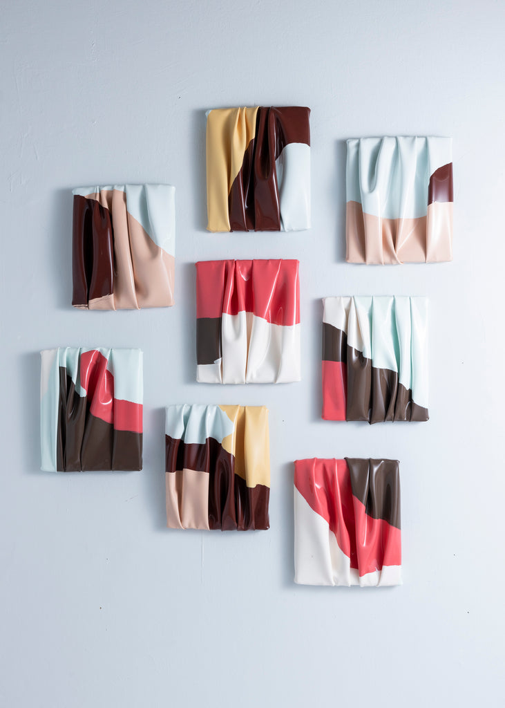 Manon Steyaert Flowing Silicone Wall Sculptures 