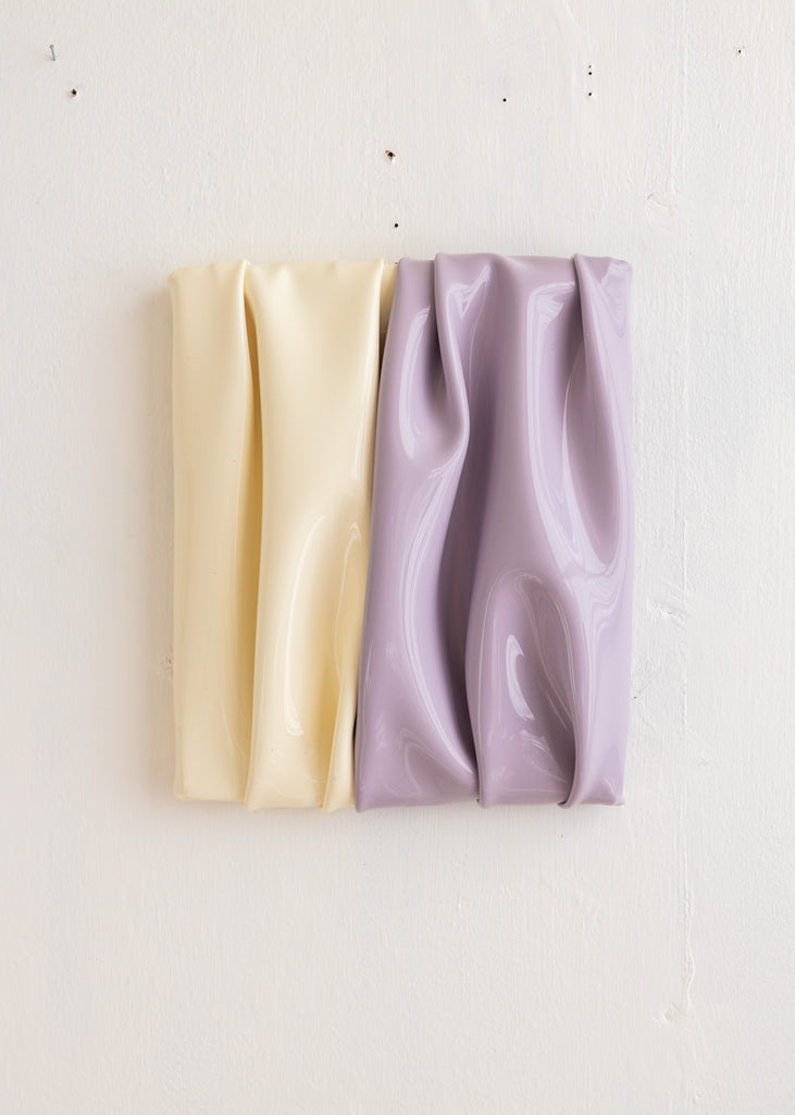 Manon Steyaert Pastel Light Artwork Handmade Yellow Purple