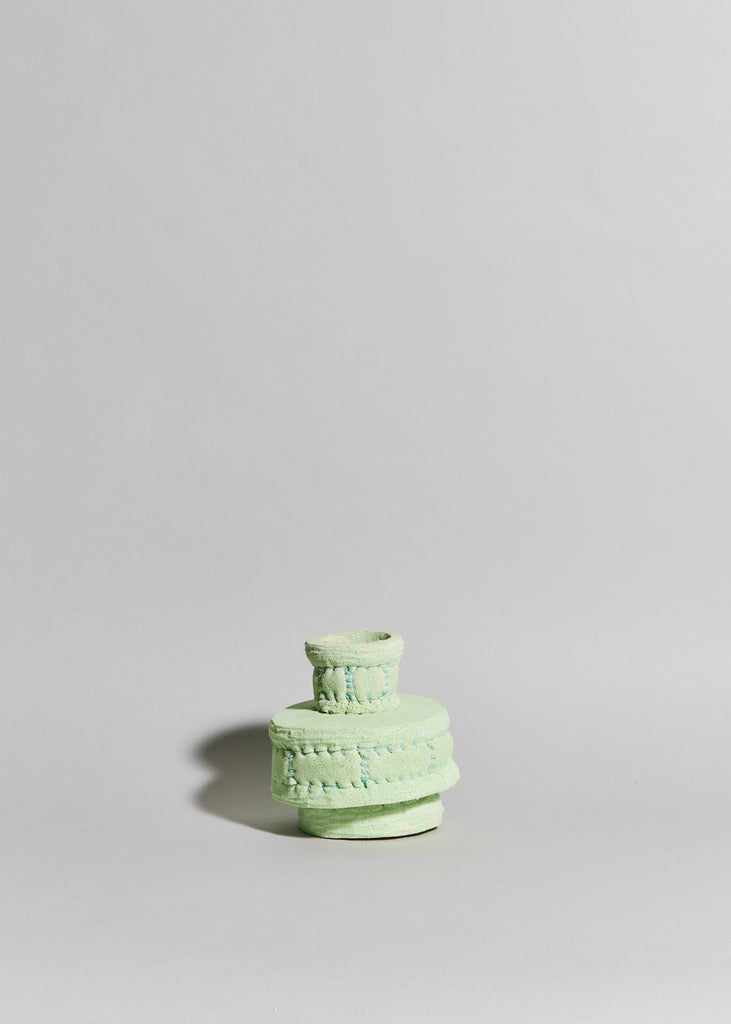 Margarida Lopes Pereira Sponge Tower Sculpture Vase Green Artwork The Ode To