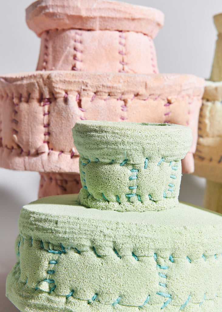 The Ode To Margarida Lopes Pereira Sponge Tower Sculptures Art