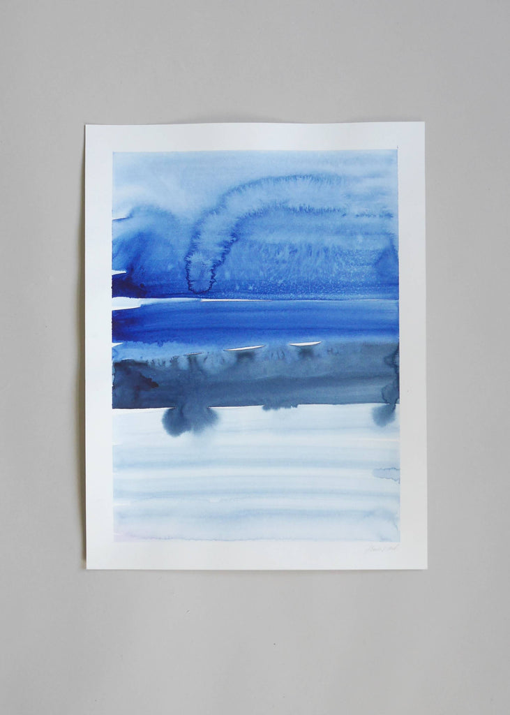 Marika Vaccino Andersson Cloud Studies Painting Blue Light