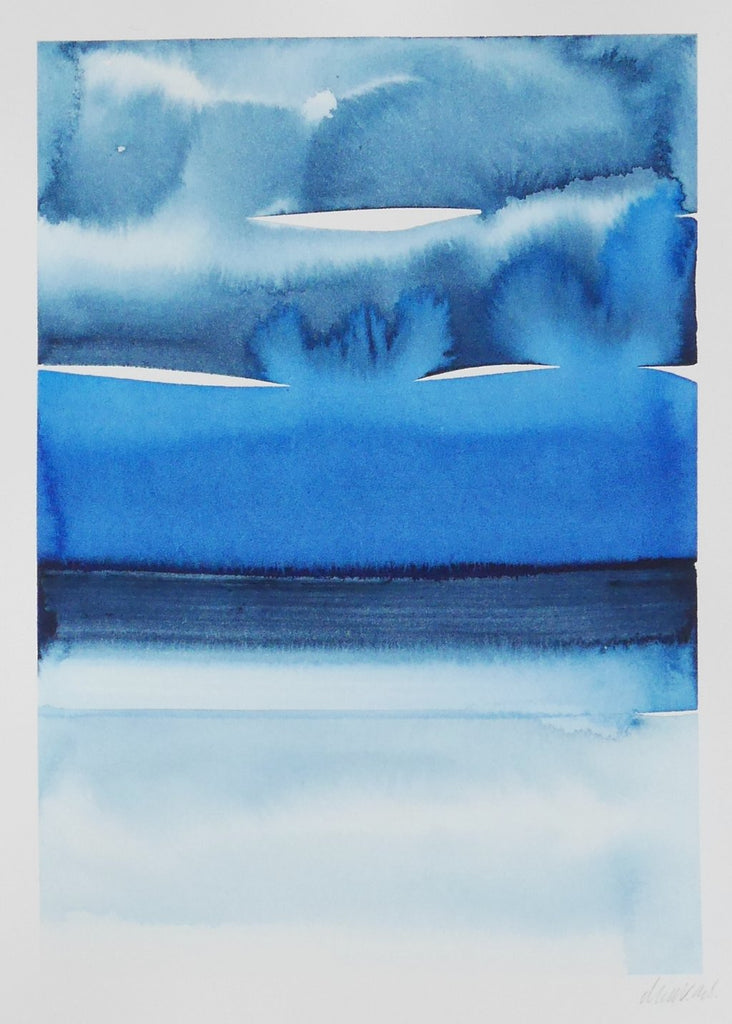 Marika Vaccino Andersson Painting Cloud Studies Handmade Detail